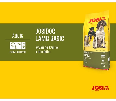 JosiDog Lamb Basic 15 kg