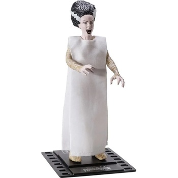 The Noble Collection Екшън фигура The Noble Collection Horror: Universal Monsters - Bride of Frankenstein (Bendyfigs), 19 cm