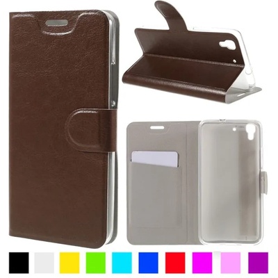Huawei Y6 Magnetic Wallet Кожен Калъф и Протекто