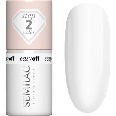 L01 Semilac EASY OFF Lak na nehty LED LIGHT Coconut Milk 7 ml