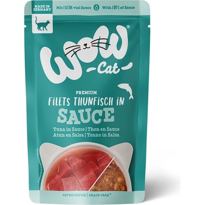 WOW Cat filety v omáčce Tuňák 8 x 85 g