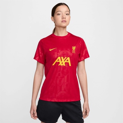 Nike Liverpool Academy Pro Pre Match Shirt 2024 2025 Womens - Red