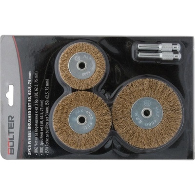 BOLTER Комплект четки за бормашина Bolter - 50х65х75 mm, 3 бр (XG53960)