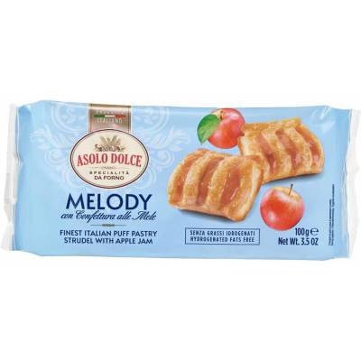 Asolo Dolce Melody Lístkové Cesto s Jablkovým Džemom 100 g