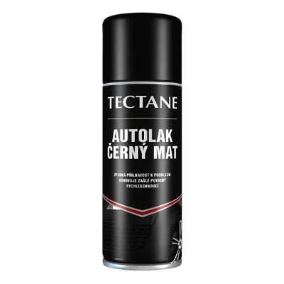 Den Braven Tectane Autolak černý mat 400 ml
