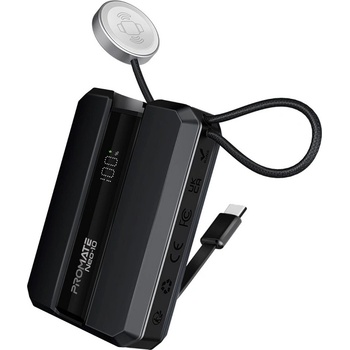 Promate Портативна батерия ProMate - NEO-10, 10 000 mAh, черна (6959144065366)