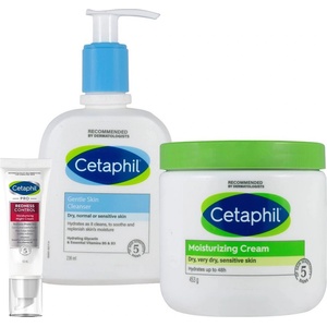 Cetaphil Комплект - Почистваща емулсия, Крем и Нощен крем, 236 + 453 + 50 ml