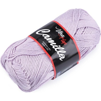 Bavlněná pletací příze Camilla 50 g Varianta: 7 (8076) fialová nejsvětlejší, Balení: 1 ks 45181/92104/206622