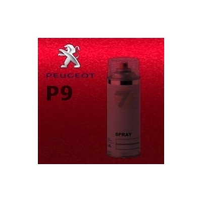 PEUGEOT P9 ROUGE BABYLONE metalická barva Sprej 400ml