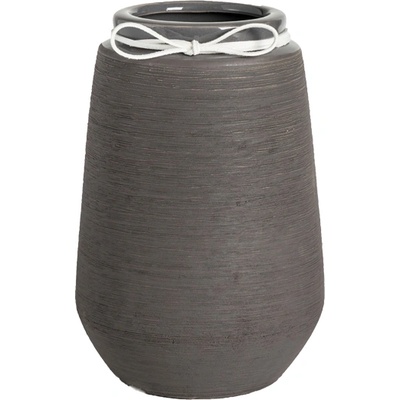 ВАЗА КЕРАМИЧНА g 1911021-3 18см СИВА--- (760953)