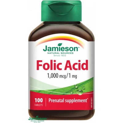 Jamieson Folic Acid 1 mg 100 tablet