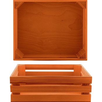 Bisetti BISETTI-Дървена поставка за гастронорм GN1/2 32x26xh10, 5cm БРОНЗ(27116O) (0143108)