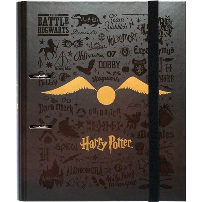 CurePink Premium Harry Potter Zlatonka 28 x 32 x 4 cm C2AT0018