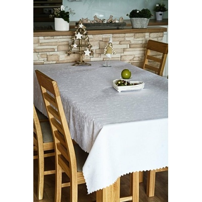 Polášek Ubrus vánoční bílá Z-2271 100% polyester Bílá vánoční 100% polyester 30x30cm