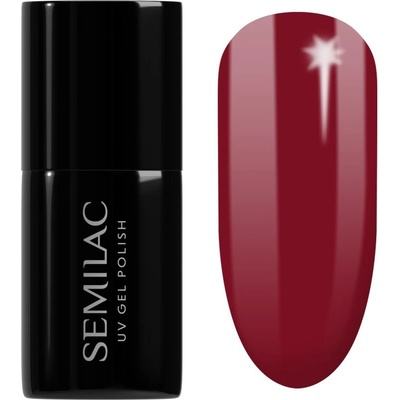 Semilac UV Hybrid Winter Collection gelový lak na nehty s použitím UV/LED lampy odstín 592 Jelly Cherry 7 ml
