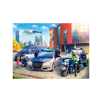 Castorland premium Policejní st 100 dílků