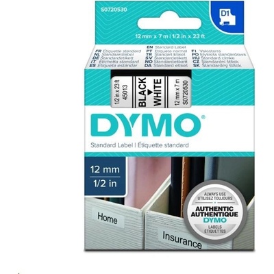 páska "wecare" DYMO S0720530, 45013 D1,Black/White,12mm*7m K80001W4