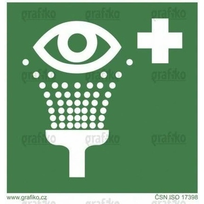 Grafiko | Výplach očí - Materiál Hliník, Rozměr 200x200mm