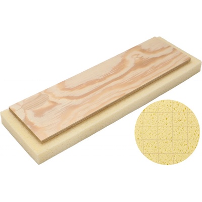 Molitan Raimondi samostatný jemný profi rastrovaný 420 x 130 x 30 mm na dřevěné desce