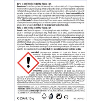 Ideal Duha světle modrá barva na textil na bavlnu viskozu a len na 300 g látky 15 g