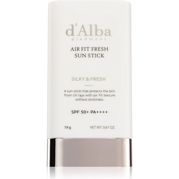 d'Alba Air Fit Fresh Sun Stick слънцезащитен крем в стик с успокояващ ефект SPF 50+ 19 гр