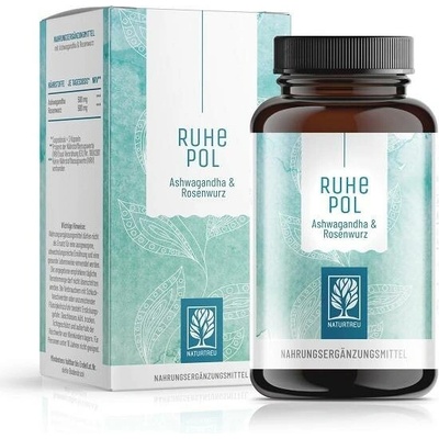 Naturtreu Ashwagandha & Rhodiola pro klidnou duši 120 kapslí