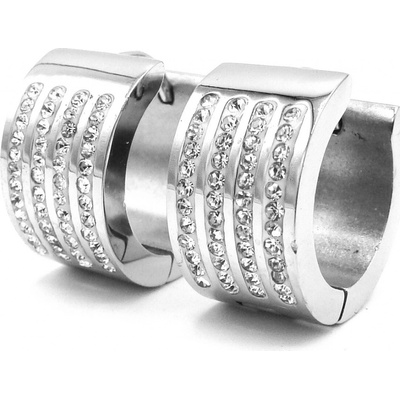 Steel Jewelry náušnice KRUHY Chirurgická ocel NS231152