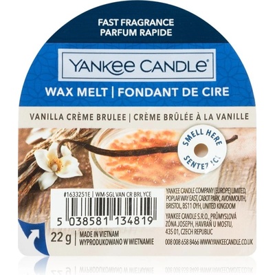 Yankee Candle Vanilla Crème Brûlée vosk do aromalampy 22 g