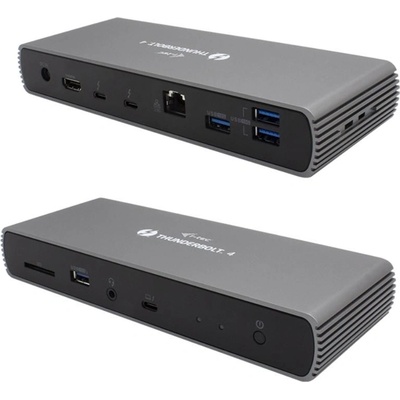 i-Tec Thunderbolt 4 Dual Display Docking Station + Power Delivery 96W TB4DUALDOCKPD – Zboží Mobilmania