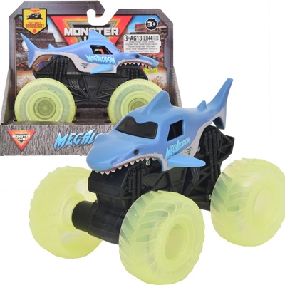 Monster Jam Megalodon s podsvícenými koly 1:43