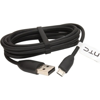 HTC Оригинален кабел за HTC мобилни телефони (черен) - HTC DC M410 MicroUSB (bulk)