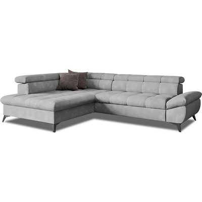 COTTA Разтегателен ъглов диван marano ляв, сив (ct0010)