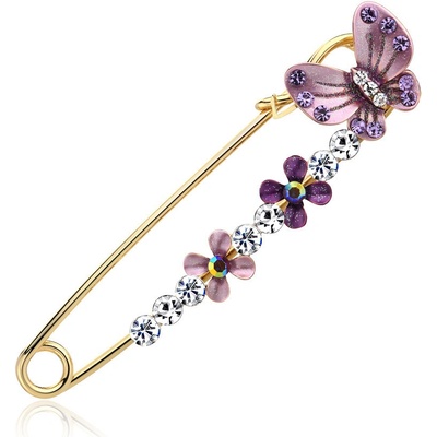 Amparo Miranda Brošňa Spínací špendlík Motýlik AR301-1