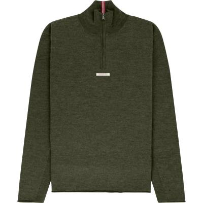 Amundsen Sports Мъжки вълнен пуловер Amundsen sports Boiled Half Zip Merino jumper - Earth (005-6441-0111)