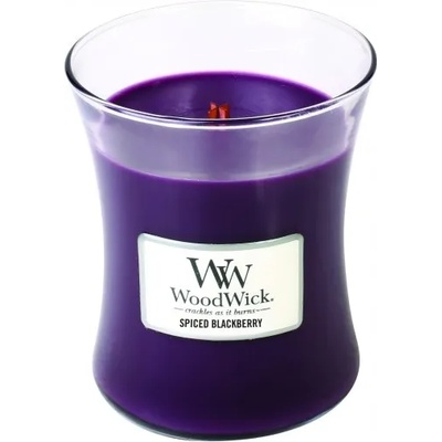 WoodWick Spiced Blackberry ароматна свещ с дървен фитил 275 гр