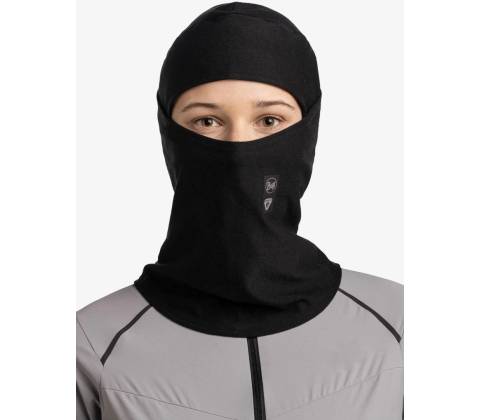 Kukla Buff Thermonet Hinged Balaclava solid black
