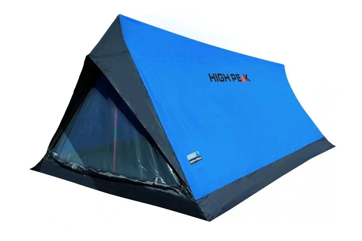Modrý áčkový stan High Peak Minilite pro 2 osoby