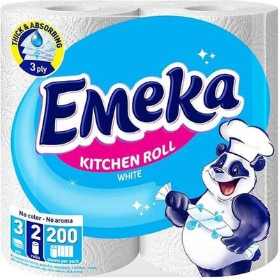 Emeka Eмека кухненска рол White 2бр (е686888д)
