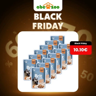 BRIT Premium Cat Delicate Fillets in Gravy with Turkey 12 x 85 g