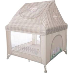 Lorelli Кошара за игра с покрив Lorelli - My Place, Beige (10080642507) - baby