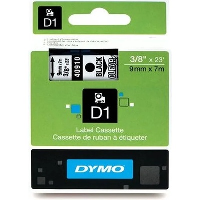 DYMO D1 9mmx7m черна/прозрачна лента за етикетиращи машини NDY0720670 (NDY0720670)