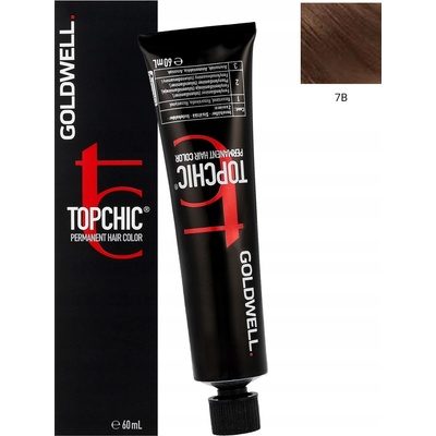 Goldwell Topchic barva na vlasy 7B safari hnědá 60 ml