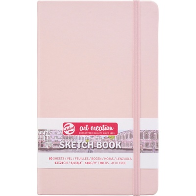 Talens Art Creation Sketchbook v pevné vazbě Pastel Pink 13 x 21