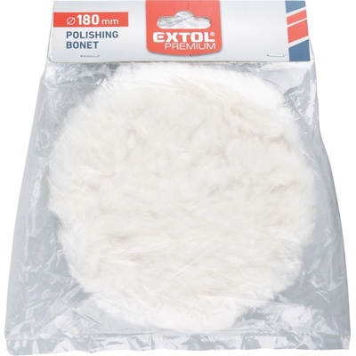 EXTOL PREMIUM kotouč leštící, O 180mm, ovčí rouno 8892500B