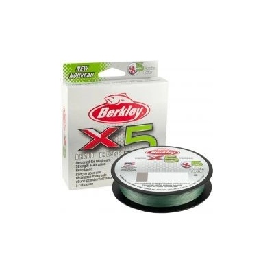 Berkley Šňůra X5 Low Vis Green 150m 0,10mm 9kg