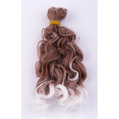 Vlasy pro panenku kudrnaté 15cm - č. 6