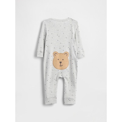GAP Бебешки гащеризон Brannan bear GAP GAP | Siv | Момчешки | 0-3 месеца