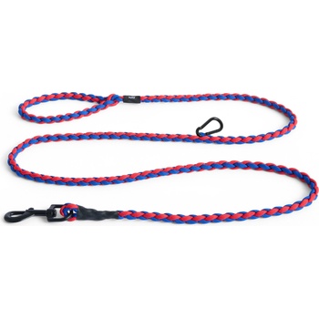 Hay Кучешка каишка Hay Braided с кука за закачане синьо-червена (AD865-E871-AL51)