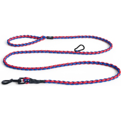 Hay Кучешка каишка Hay Braided с кука за закачане синьо-червена (AD865-E871-AL51)