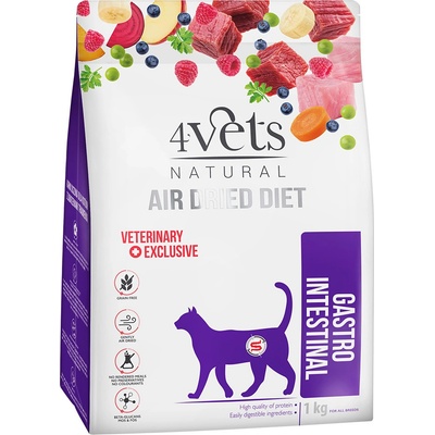 4VETS AIR DRIED NATURAL VETERINARY EXCLUSIVE GASTRO INTESTINAL 1 kg